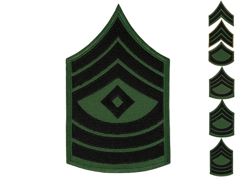 Matrix Military Ranking Embroidery Patch with Hook Fastener 