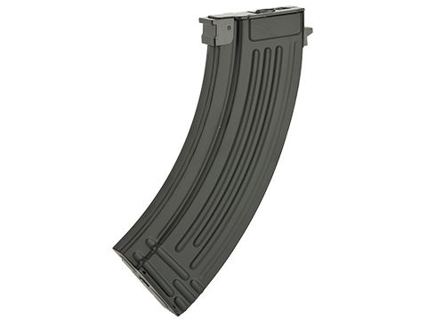 Matrix 150rd Mid-cap No Winding Magazine for AK Series Airsoft AEG (Color: Black / Stamped Metal)