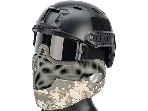 Matrix Iron Face Carbon Steel Striker Gen2 Metal Mesh Lower Half Mask (Color: ACU)