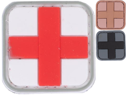 Matrix Medic Cross PVC Hook and Loop Patch 