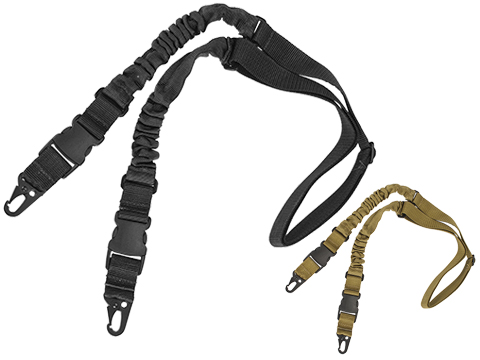 Matrix 2-Point Bungee Sling w/ QD Buckles (Color: Black)