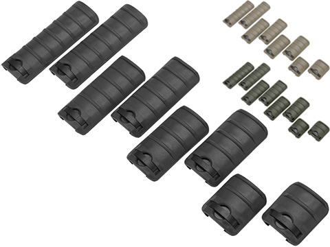 Matrix 8 Piece Airsoft Rail Cover Set 2-4-5-6 Rib set 