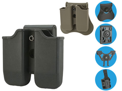 Matrix Hardshell Adjustable Magazine Holster for Glock Series Pistol Mags 