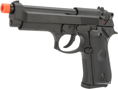 Matrix Poseidon Custom Airsoft M9 Full Metal Gas Blowback Airsoft Pistol (Color: Black)