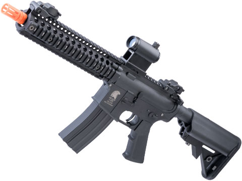 Matrix / S&T Sportsline M4 RIS Airsoft AEG Rifle w/ G3 Micro-Switch Gearbox (Model: Black RIS 9 / 350 FPS)