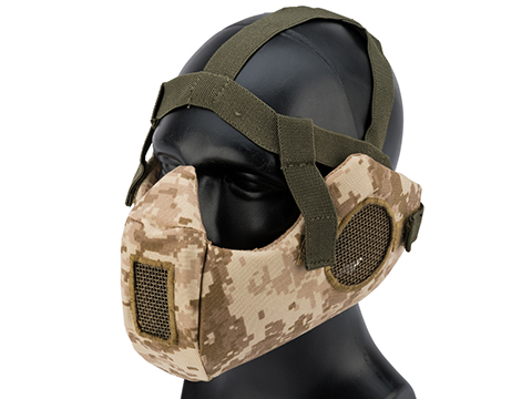 Matrix V5 Conquerors Mask Half Face Mask w/ Ear Protection (Color: AOR1)