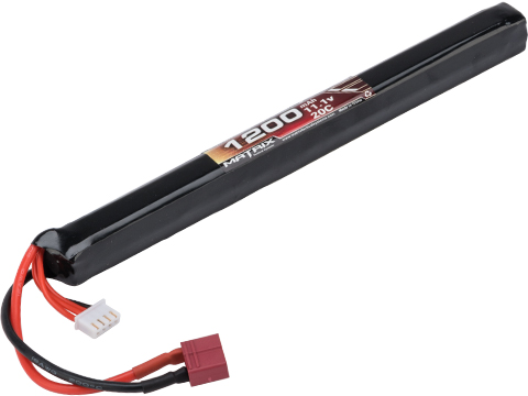 Matrix High Performance 11.1V Stick Type Airsoft LiPo Battery (Model: 1200mAh - 20C / Deans)