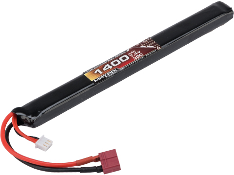 Matrix High Performance 7.4V Stick Type Airsoft LiPo Battery (Model: 1400mAh / 20C / Deans)