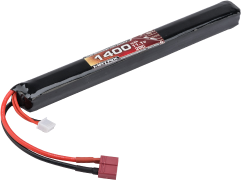 Matrix High Performance 11.1V Stick Type Airsoft LiPo Battery (Model: 1400mAh - 20C / Deans)