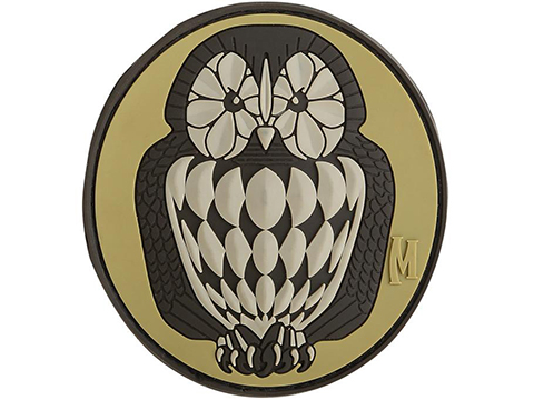 Maxpedition Owl PVC Morale Patch (Color: Arid)