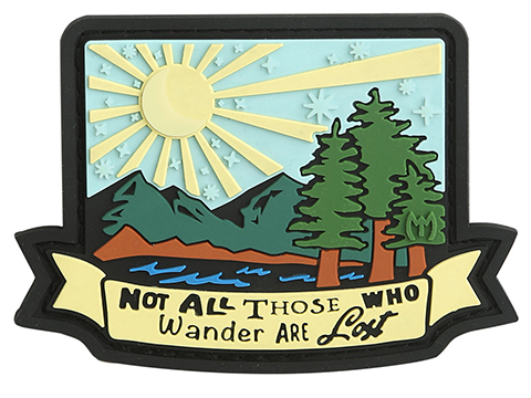 Maxpedition Wander Not Lost PVC Morale Patch (Color: Full Color)