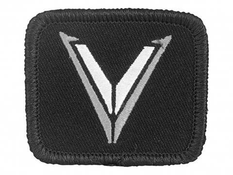 Velocity Systems Embroidered Hook & Loop Morale Patch (Color: Black & Silver)