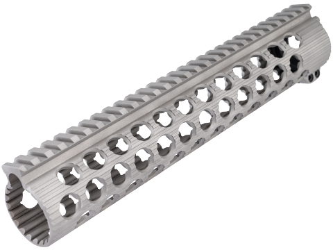Troy Industries Licensed TRX Battle Rail for M4 Series AEG by Madbull Airsoft (Color: Aluminum / 11)