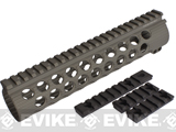 Troy Industries Licensed TRX Battle Rail for M4 Series AEG by Madbull Airsoft (Color: Dark Earth / 9)