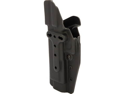 MC Kydex Airsoft Elite Series Pistol Holster for Glock 17/22/33 (Model: Black / No Attachment / Right Hand)