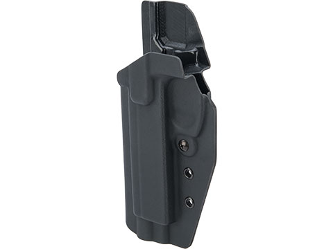 MC Kydex Airsoft Elite Series Pistol Holster for CZ SP-01 Shadow (Model: Black / No Attachment / Left Hand)