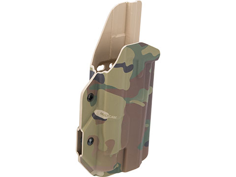 MC Kydex Airsoft Elite Series Pistol Holster for CZ P-09 w/ TLR-1 Flashlight (Model: Multicam / Duty Drop / Right Hand)