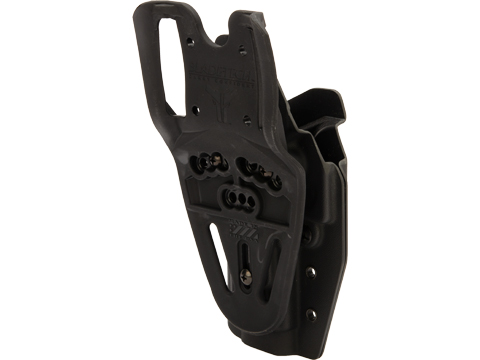 MC Kydex Airsoft Elite Series Pistol Holster for Glock 17/22/33 (Model: Black / Duty Drop / Right Hand)