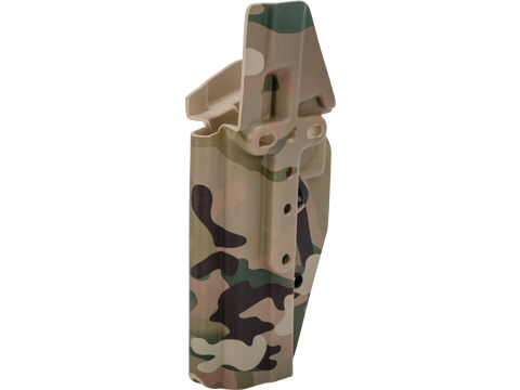 MC Kydex Airsoft Elite Series Pistol Holster for 2011 / Hi-Capa Series (Model: Multicam / No Attachment / Right Hand)