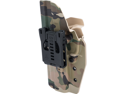 MC Kydex Airsoft Elite Series Pistol Holster for FNX 45 Pistols (Model: Multicam / TEK-LOK Black / Right Hand)
