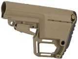 Mission First Tactical Battlelink Utility Stock for MilSpec Stock Tubes (Color: Scorched Dark Earth)