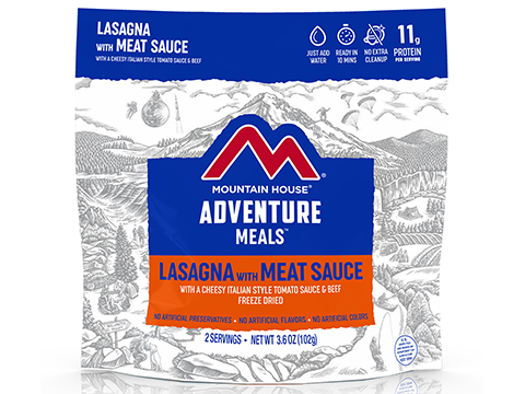 Mountain House Freeze Dried Camping Food (Model: Lunch & Dinner / Lasagna with Meat Sauce)