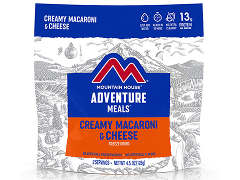 Mountain House Freeze Dried Camping Food (Model: Lunch & Dinner / Creamy Macaroni and Cheese)