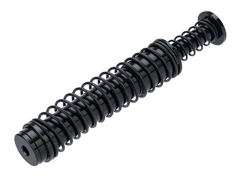 MITA Enhanced Aluminum Recoil Spring Guide for Elite Force / UMAREX GLOCK 17 Gen4 Airsoft Gas Blowback Pistols (Color: Black)