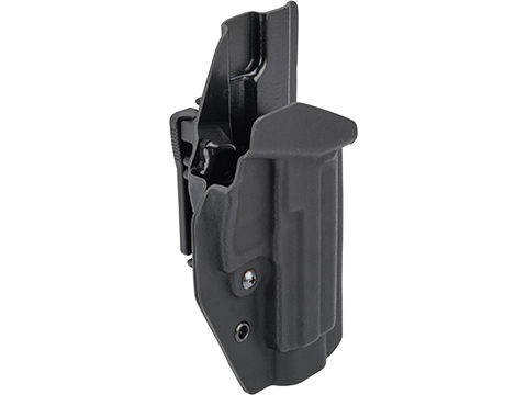 MC Kydex Airsoft Elite Series Pistol Holster for USP Compact (Model: Black / TEK-LOK Black / Right Hand)