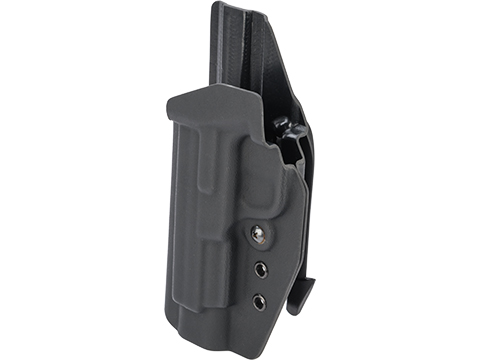 MC Kydex Airsoft Elite Series Pistol Holster for M&P 9 (Model: Black / MOLLE Mount / Left Hand)