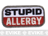 Mil-Spec Monkey Stupid Allergy Hook and Loop Patch - Medical