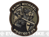 Mil-Spec Monkey Saint-M Modern Hook and Loop Patch (Color: Forest)