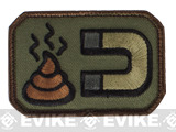 Mil-Spec Monkey Sh*t Magnet Hook and Loop Patch (Color: Forest)