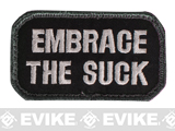 Mil-Spec Monkey Embrace the Suck Embroidered Morale Patch (Color: SWAT)