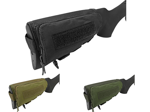 Modify Rifle Stock Ammo Pouch w/ Cheek Pad (Color: OD Green)