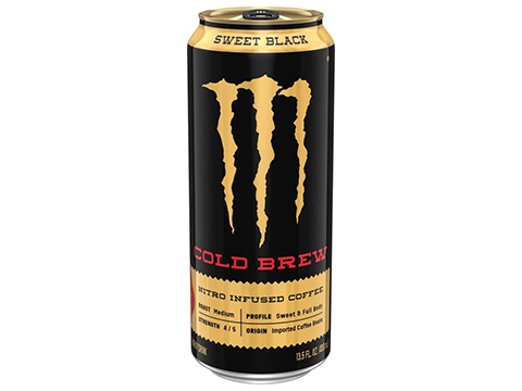 Monster Energy Java Nitro Cold Brew Energy Drink (Flavor: Sweet Black ...