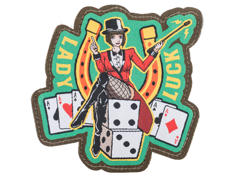 Mil-Spec Monkey Lady Luck Embroidered Anime Morale Patch