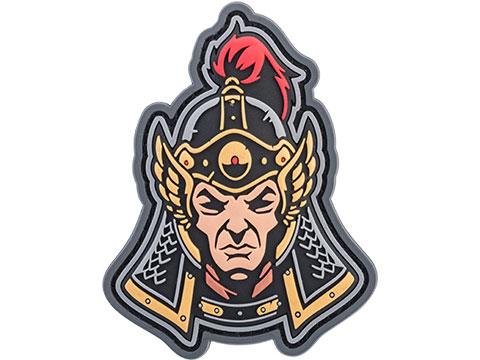 Mil-Spec Monkey Ming Dynasty Warrior Head 1 PVC Morale Patch (Color: Full Color)