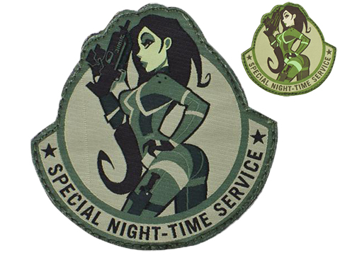 Mil-Spec Monkey Special Night Hook and Loop Patch (Color: Arid)