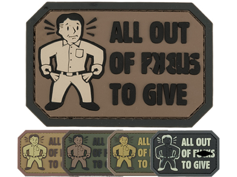 Mil-Spec Monkey All Out of F's PVC Morale Patch 