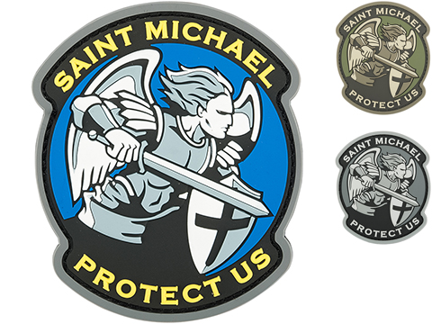 Mil-spec Monkey Saint Michael PVC Moral Patch (Color: Full color)