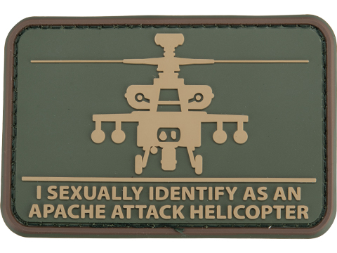 Mil-Spec Monkey Helisexual PVC Morale Patch (Color: Multicam)