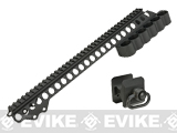 G&P Shotshell Receiver Rail for Tokyo Marui 870 Series Airsoft Shotguns (Length: Medium)