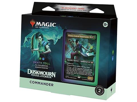 Magic: The Gathering Duskmourn: House of Horror Commander Deck (Model: Death Toll)