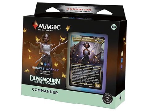 Magic: The Gathering Duskmourn: House of Horror Commander Deck (Model: Miracle Worker)