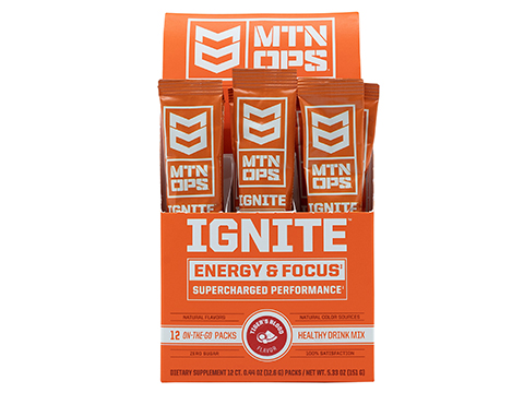 MTN OPS Ignite Drink Mix (Flavor: Tiger's Blood / Single Serving)