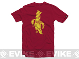 Black Rifle Division Banana Clip T-Shirt  - Cardinal 
