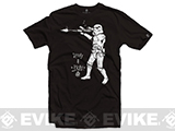 Black Rifle Division Spray and Pray T-shirt - Black (Size: Large)