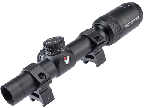 Matrix X4 1-4x20 Variable Second Focal Plane Tactical Scope w/ HIgh 1.20 Mounting Rings by Vector Optics