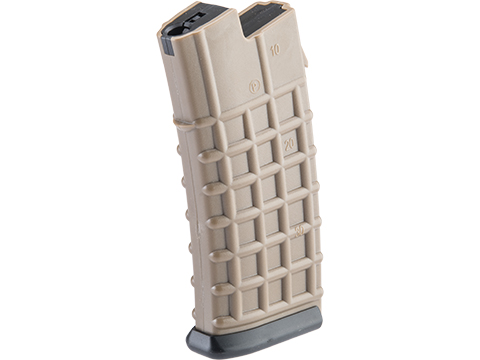 Matrix Waffle Style Magazine for Aug Series AEG Airsoft Rifles (Color: Dark Earth / 180 Rounds)